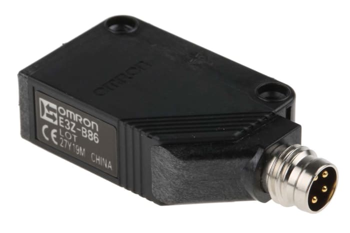 Omron Retroreflective Photoelectric Sensor, Block Sensor, 100 → 500 mm Detection Range