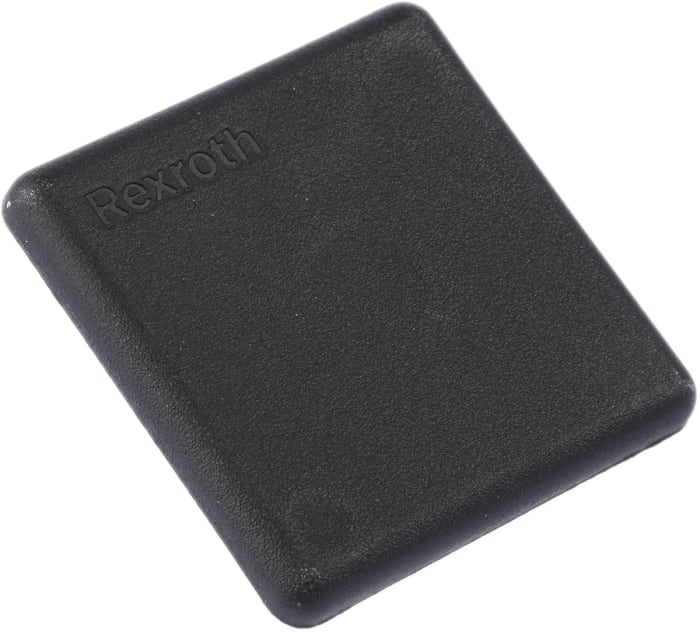 Bosch Rexroth Black Polypropylene End Cap, 40 x 40 mm Strut Profile, 10mm Groove