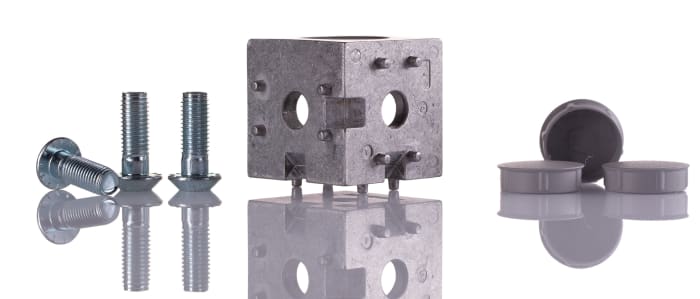 Bosch Rexroth Corner Cube Kit, Connecting Component, Strut Profile 50 mm, Groove Size 10mm