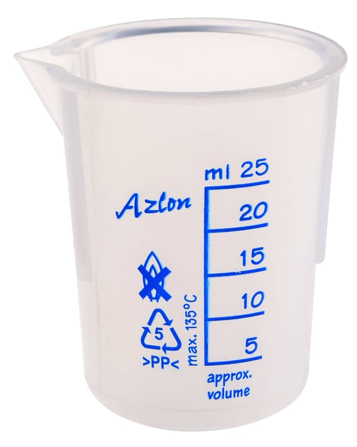 RS PRO PP 25ml Beaker