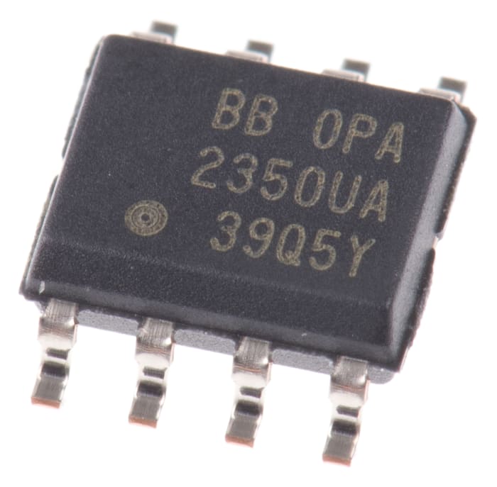 OPA2350UA Texas Instruments, Precision, Op Amp, RRIO, 38MHz, 3 V, 5 V, 8-Pin SOIC