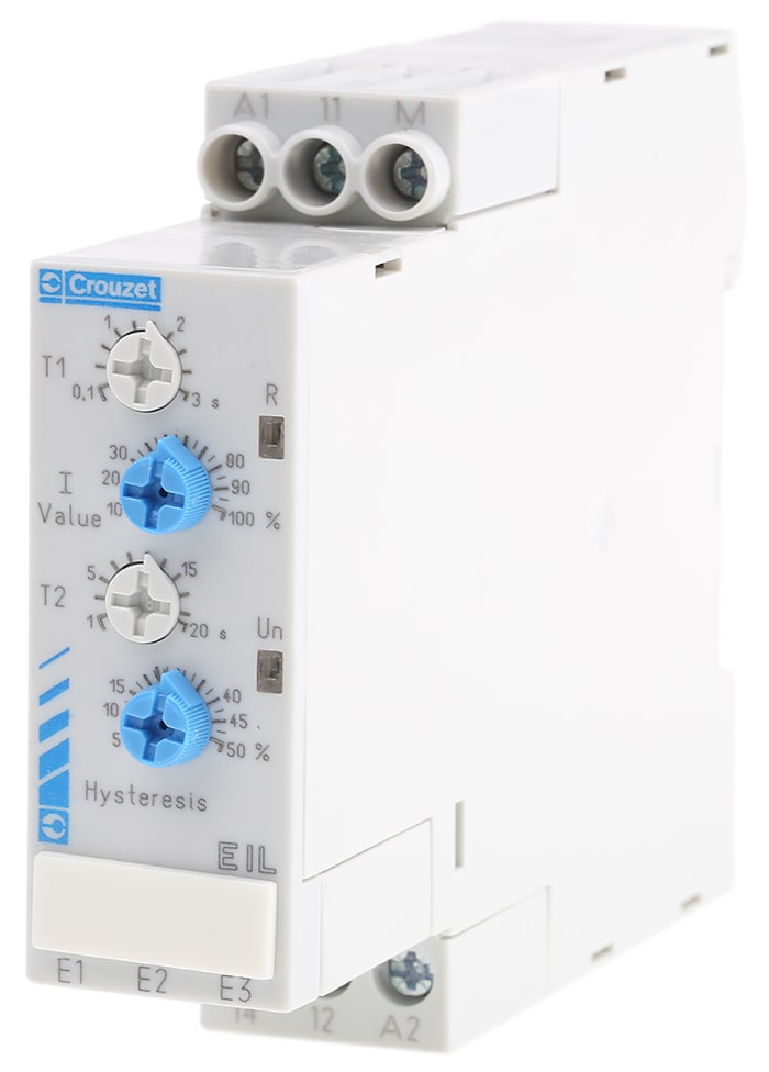 Crouzet Current Monitoring Relay, 1 Phase, SPDT, DIN Rail