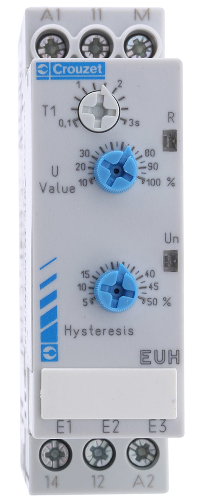 Crouzet Voltage Monitoring Relay, 1 Phase, SPDT, DIN Rail