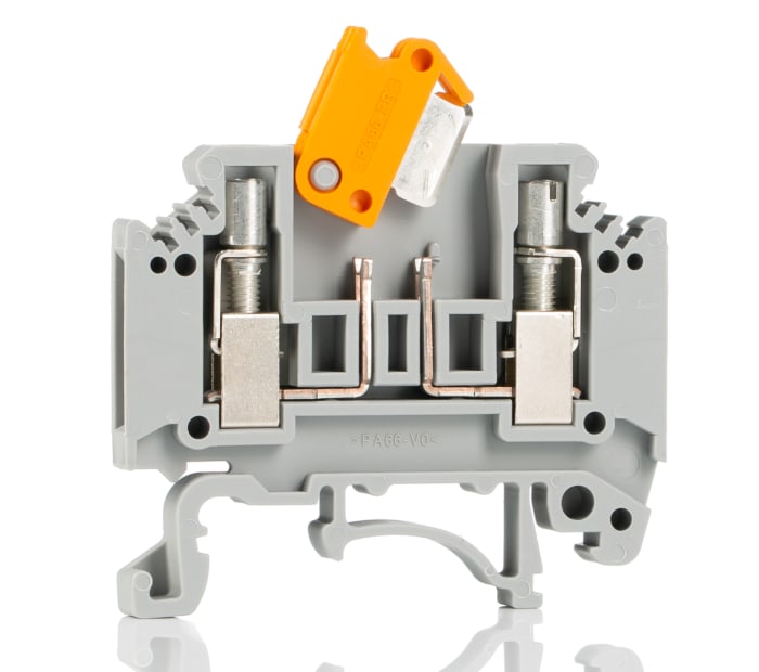 Phoenix Contact 3104013 MTK-P/P Series Grey, 0.2 → 2.5mm², Single-Level, Screw Termination