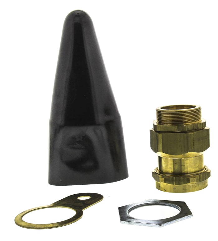 Prysmian CW50S Series Steel Cable Gland Kit, M50 Thread, 38mm min., 46.2mm max.