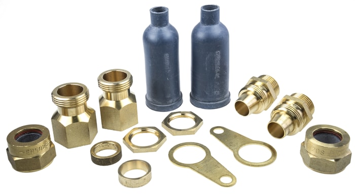 Prysmian LSF-CW Series Steel Cable Gland Kit, M20 Thread, 8mm min., 15.8mm max., IP66