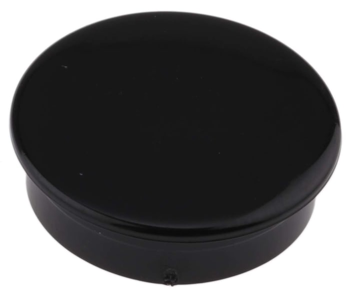 RS PRO 17.6mm Black Potentiometer Knob Cap