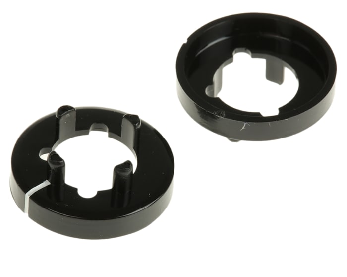 RS PRO Black Nut Cover