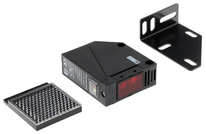 Fotoelektrický snímač 20 m LED Blok 4 šroub Terminal, výstup: PNP Retroreflexní IP67