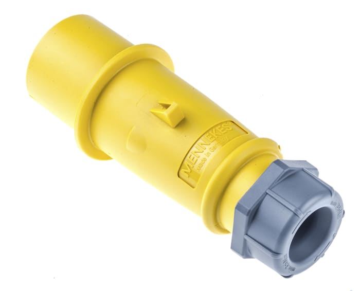 247RG MENNEKES | Conector de potencia industrial Macho, Formato 3P