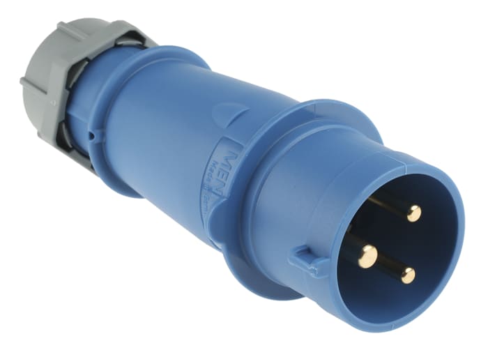 Câble Électrique MENNEKES 4m Bleu - 32A 22kW 3 Phases - Pour Borne De Recharge