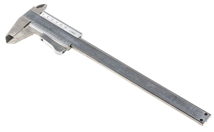 RS PRO 150mm, 6in Vernier Caliper 0.02 mm Resolution, Imperial, Metric