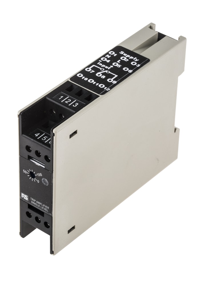 RS PRO Signal Conditioner, Current, Voltage Input, Relay Output, 230V ac Supply