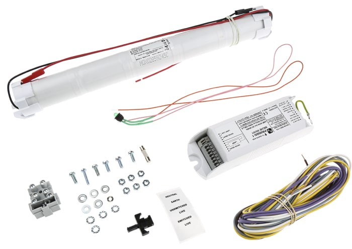 Kit de conversion d'éclairage d'urgence RS PRO pour Éclairage de secours