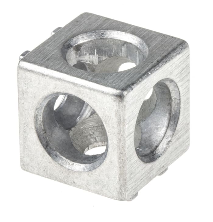 Bosch Rexroth S6 Corner Cube Kit, Connecting Component, Strut Profile 20 mm, Groove Size 6mm