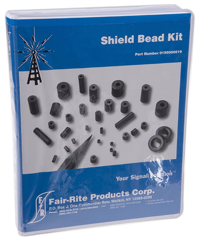 Fair-Rite 350 piece Ferrite Kit Includes Ferrite Beads