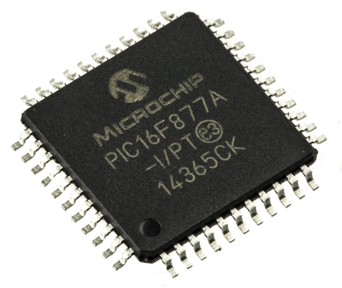 Microchip, 8bit PIC, PIC16F Microcontroller, 20MHz, 14.3 kB, 256 B Flash, 44-Pin TQFP