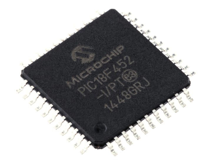 Microchip, 8bit PIC, PIC18F Microcontroller, 40MHz, 32 kB Flash, 44-Pin TQFP