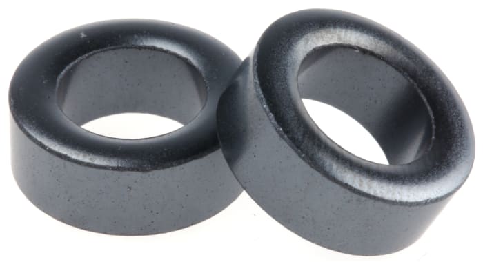 Fair-Rite Ferrite Ring Toroid Core, For: Inductive Component, 16 (Dia.) x 6.35mm