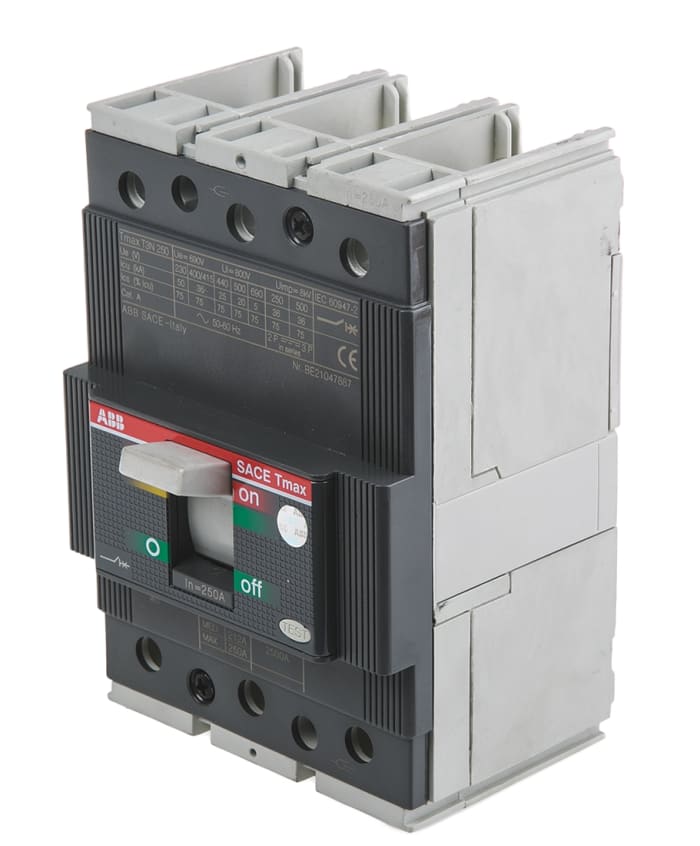1SDA051247R1 T3N 250 TMD2502500 3p F F ABB ABB, Tmax MCCB 250 A