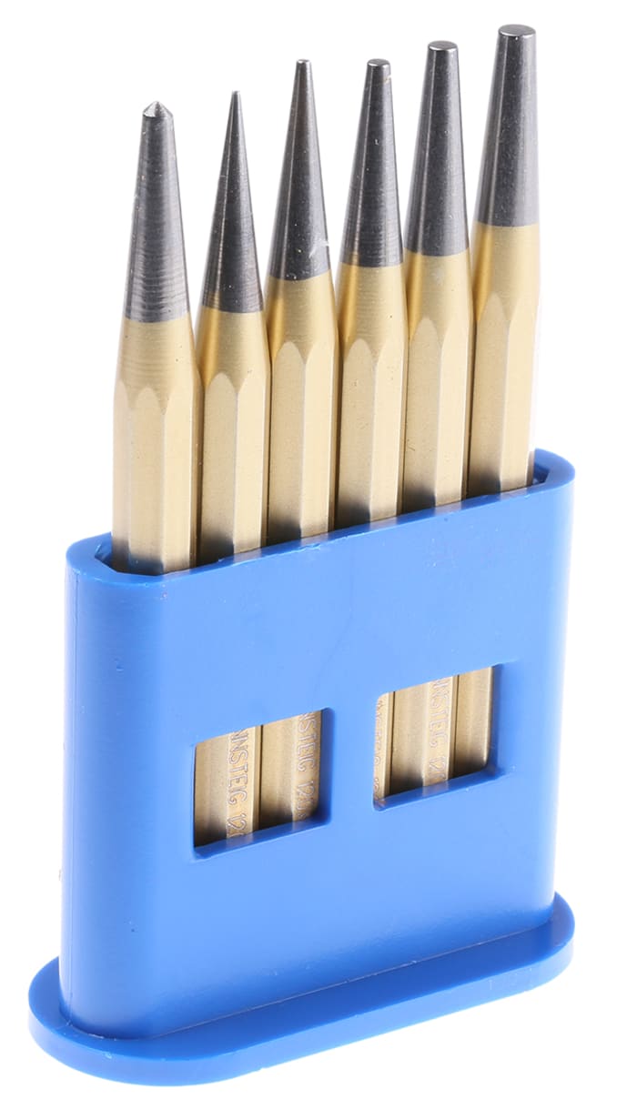 RS PRO | RS PRO 6-Piece Punch Set, Parallel Pin Punch Punch | 467-6572 | RS