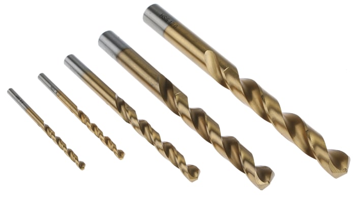 RS PRO 25-Piece Twist Drill Bit Set for Metal, 13mm Max, 1mm Min, HSS Bits