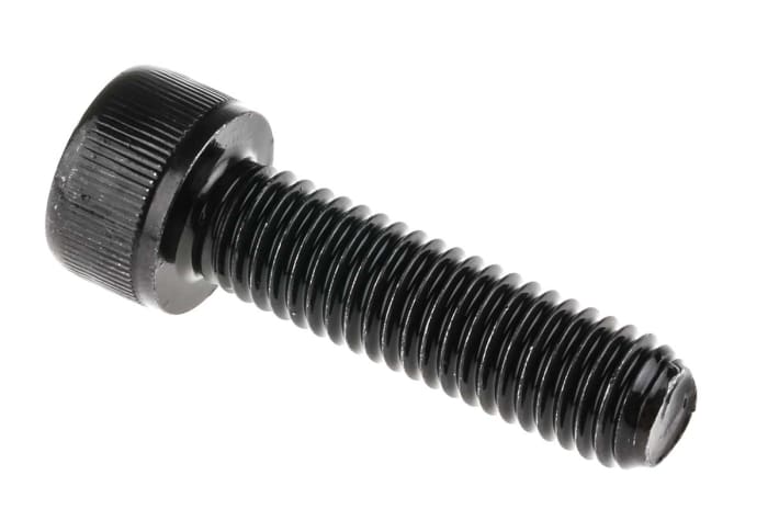 Šroub s vnitřním šestihranem, Ocel, M8, délka: 30mm, Černá, v odpovídající barvě 1.25mm