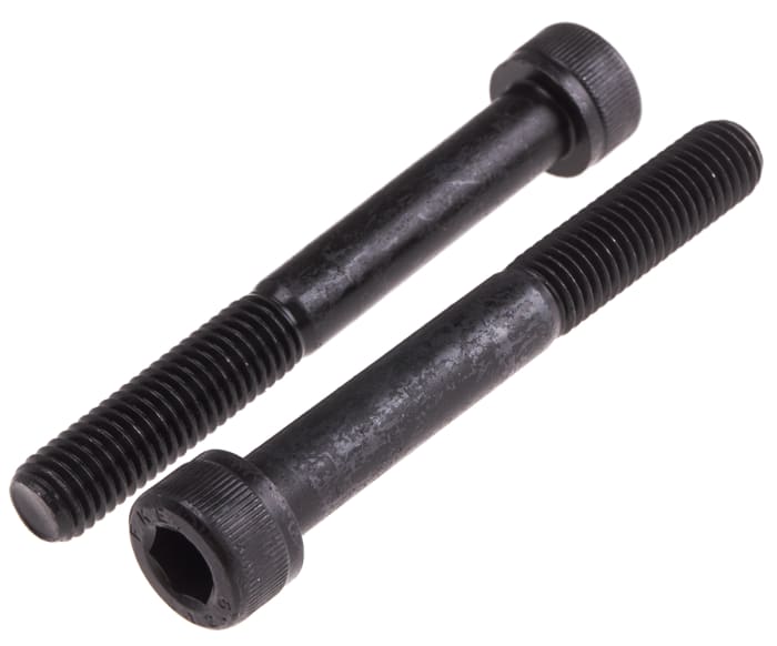 Šroub s vnitřním šestihranem, Ocel, M10, délka: 80mm, Černá, v odpovídající barvě 1.5mm
