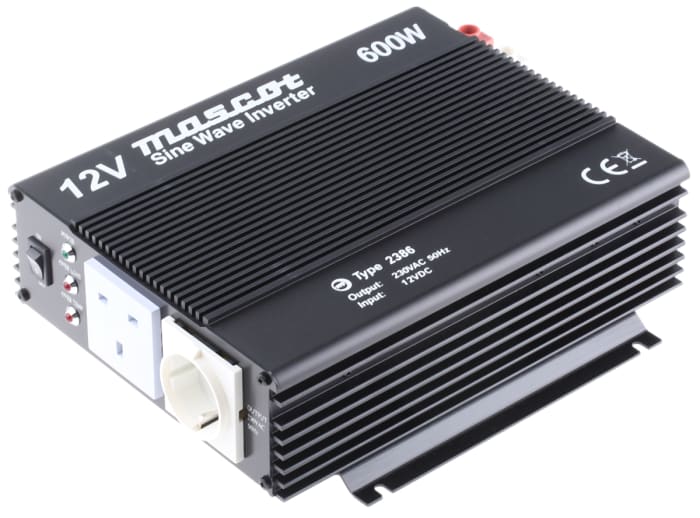 Inverseur de courant, Onde sinusoïdale pure, 10 → 15V c.c. / 230V c.a. - 600W