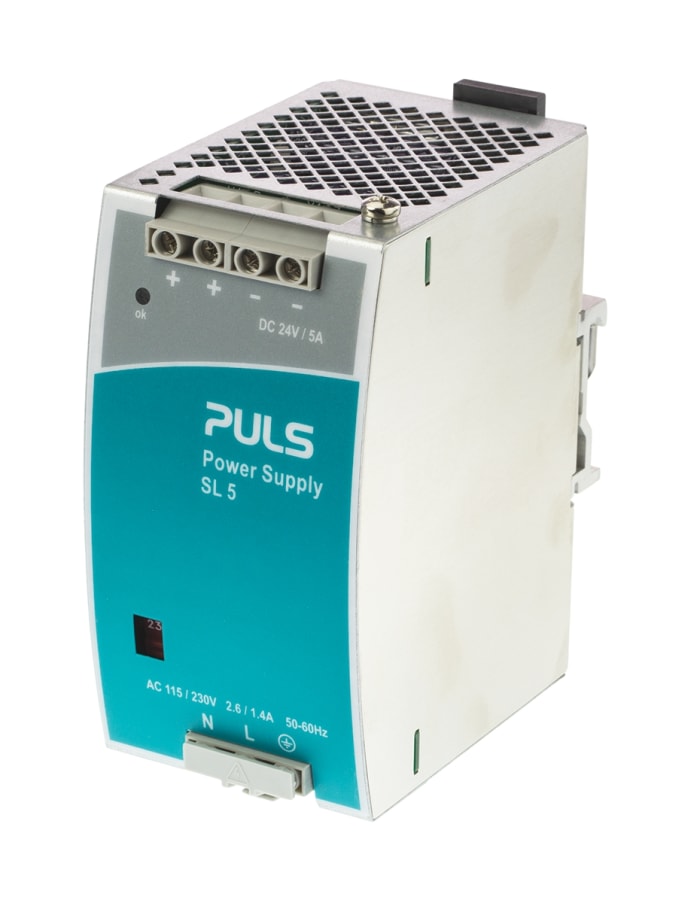 Alimentation à découpage PULS, 24V c.c.out 5A, 100 → 120V c.a.in, 120W