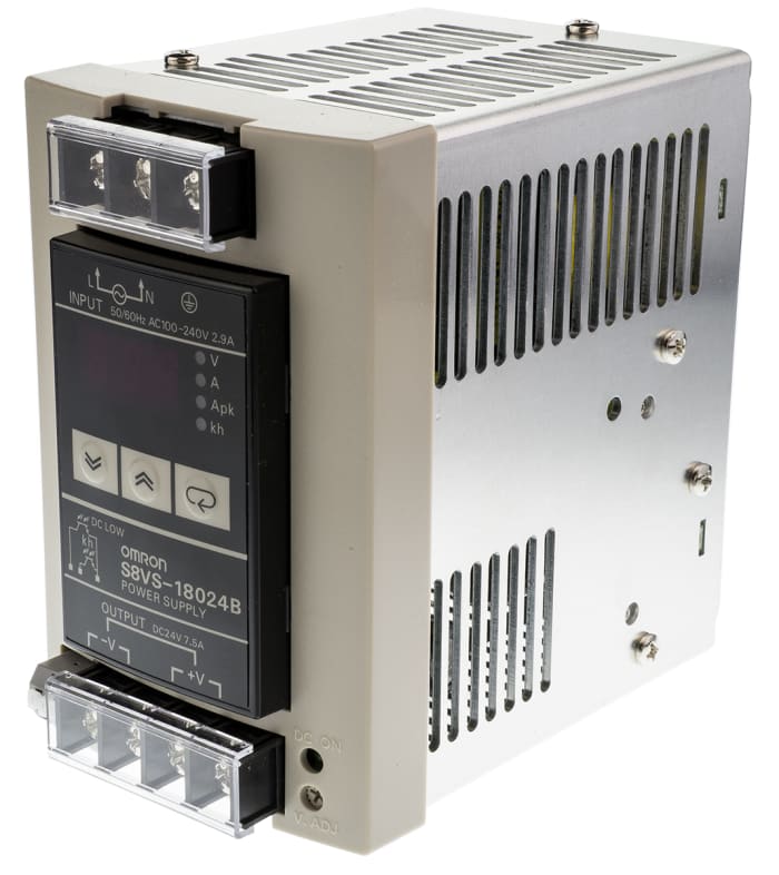 Omron S8VS-18024B Источник питания для монтажа на панель и DIN-рейку