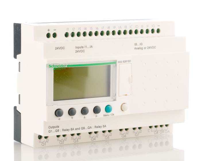 Logický modul řada Zelio Logic, výstup: Relé 6 Lišta DIN 24 V DC Schneider Electric