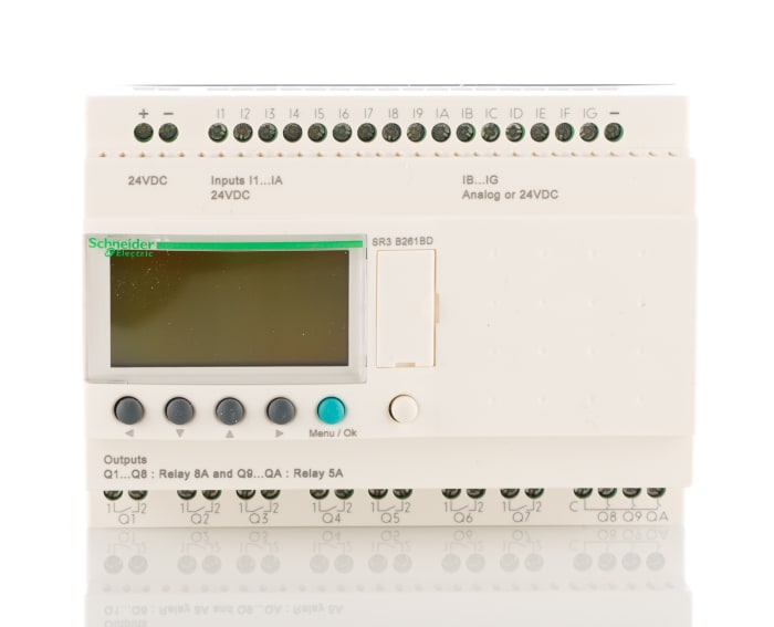 Schneider SR3B261BD Logic Controller 16 Input 10 Output Dc24v for sale online Schneider SR3B261BD Logic Controller 16 Input 10 Output Dc24v for sale online