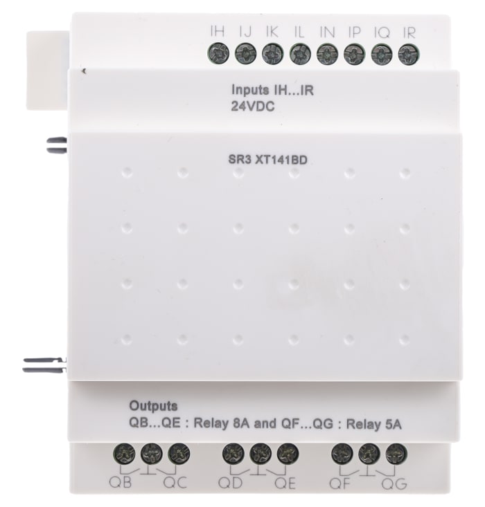 Schneider Electric Zelio Logic Series I/O module for Use with Zelio Logic Modules, 24 V dc Supply, Relay Output,