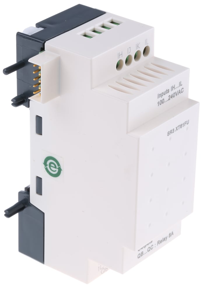 Schneider Electric Zelio Logic Series I/O module for Use with Zelio Logic Modules, 100 → 240 V ac Supply, Relay