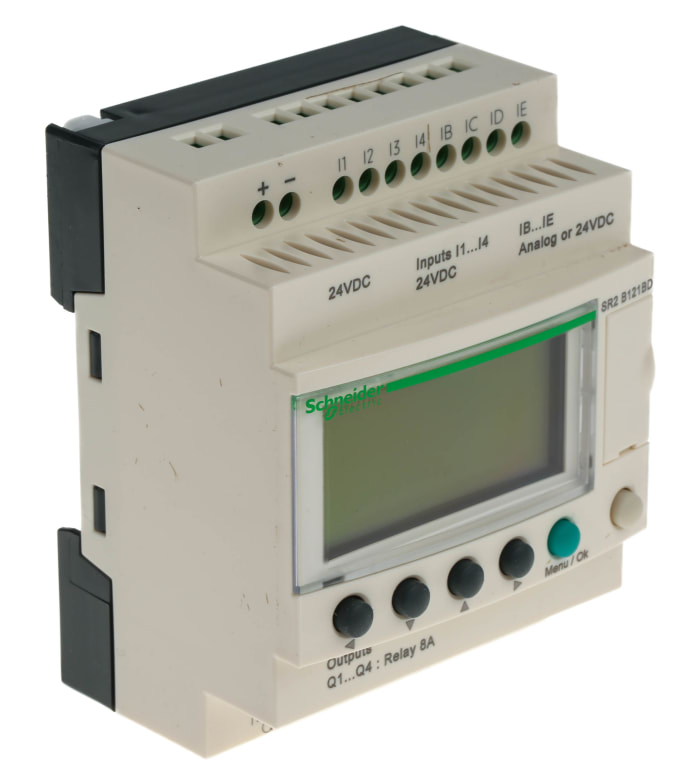 Module logique Schneider Electric, série Zelio Logic, 12 entrées , 4 sorties , Relais