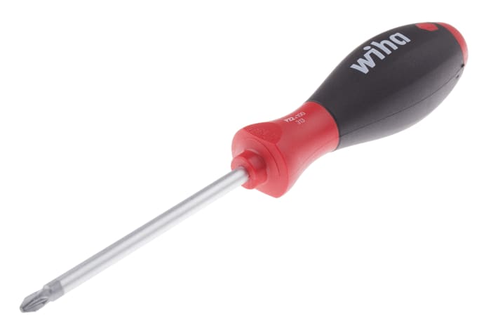 Wiha Pozidriv  Screwdriver, PZ2 Tip, 100 mm Blade, 218 mm Overall