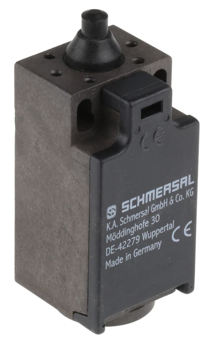 Schmersal Plunger Limit Switch, NO/NC, IP67, Thermoplastic Housing, 230V ac Max, 10A Max