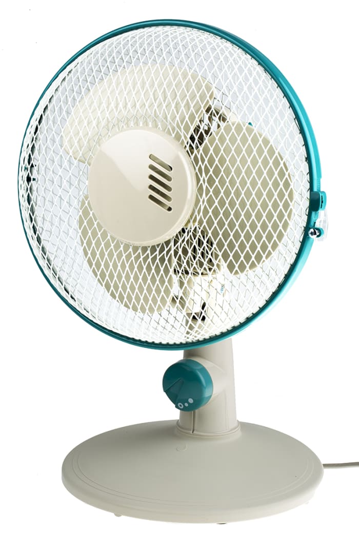 RS Pro Masa Fan, Pervane Çapı: 230mm, 2 Seviyeli, 230 V, Fiş Tipi: C Tipi - Avrupa Fişi