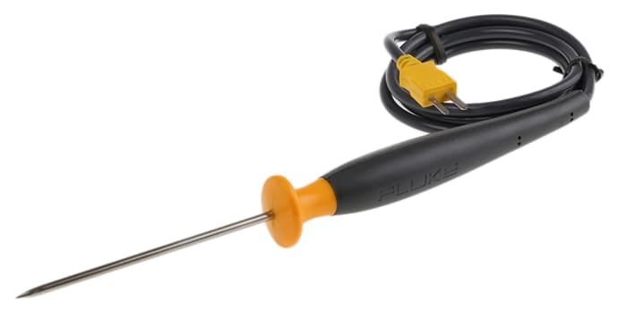 Fluke K Conical Penetration Temperature Probe, 101.6mm Length, 3.404mm Diameter, +350 °C Max