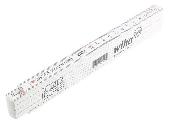 Wiha 2m Plastic Metric Folding Ruler