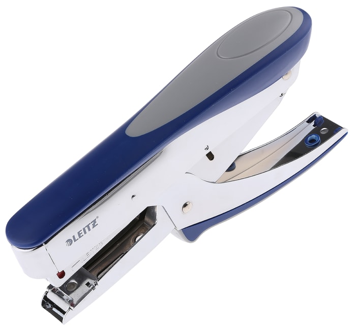 Leitz 5548 Full Strip, Plier Stapler, 40 Sheet Capacity, 24/6 mm, 26/6 mm, Leitz Power Performance P3 Staple Size
