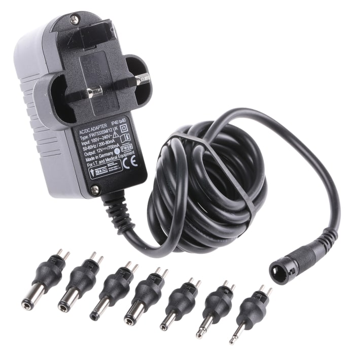 Friwo 8W Plug In Power Supply 12V dc Output, 700mA Output
