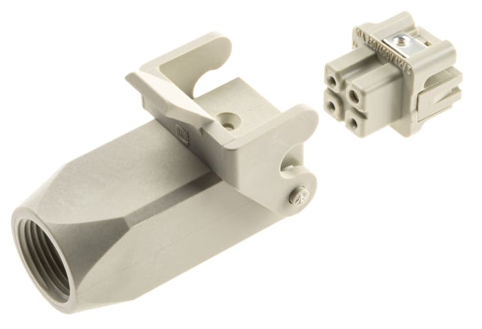 Connecteur industriel HARTING série Han A, 3P+T Contacts , 10A