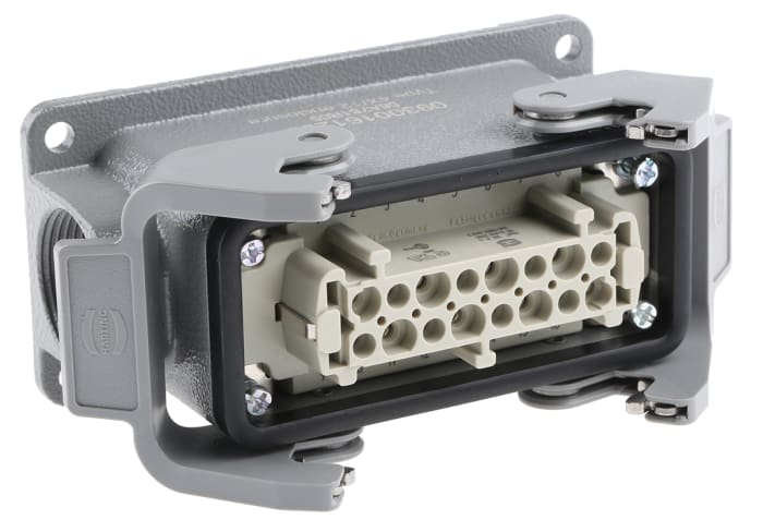 Connecteur industriel HARTING série Han E, 16 Contacts , 16A