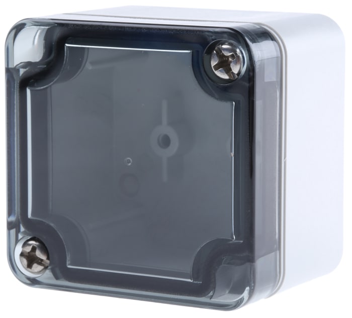 Spelsberg TK PC Series Grey Polycarbonate Enclosure, IP66, Transparent Lid, 52 x 50 x 35mm