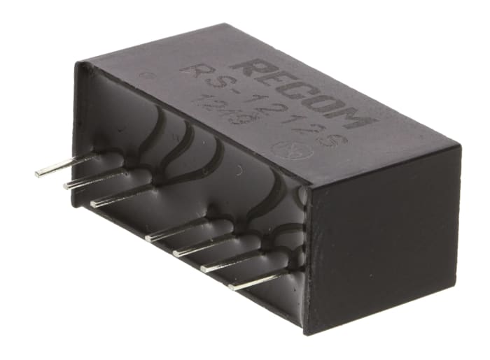 Recom RS DC-DC Converter, 12V dc/ 166mA Output, 9 → 18 V dc Input, 2W, Through Hole, +85°C Max Temp -40°C Min