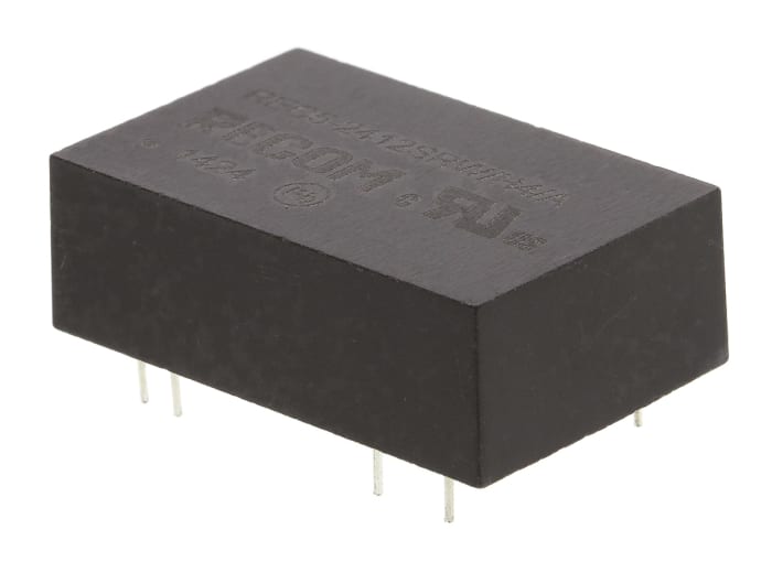 Recom REC5 DC-DC Converter, 12V dc/ 420mA Output, 18 → 36 V dc Input, 5W, Through Hole, +75°C Max Temp -25°C Min