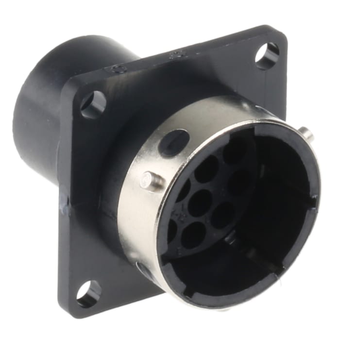 ITT Cannon Circular Connector, 12 Contacts, Panel Mount, Socket, Male, IP65, Trident Ringlock Series