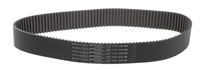 Correa síncrona Contitech de Caucho, 130 dientes con paso de 8mm, dim: 1040mm x 50mm